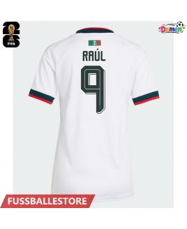 Günstige Mexiko Raul Jimenez #9 Auswärtstrikot Damen WM 2026 Kurzarm